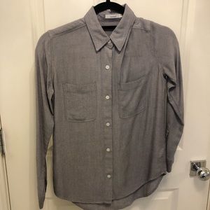 Aritzia Talula blouse in grey
